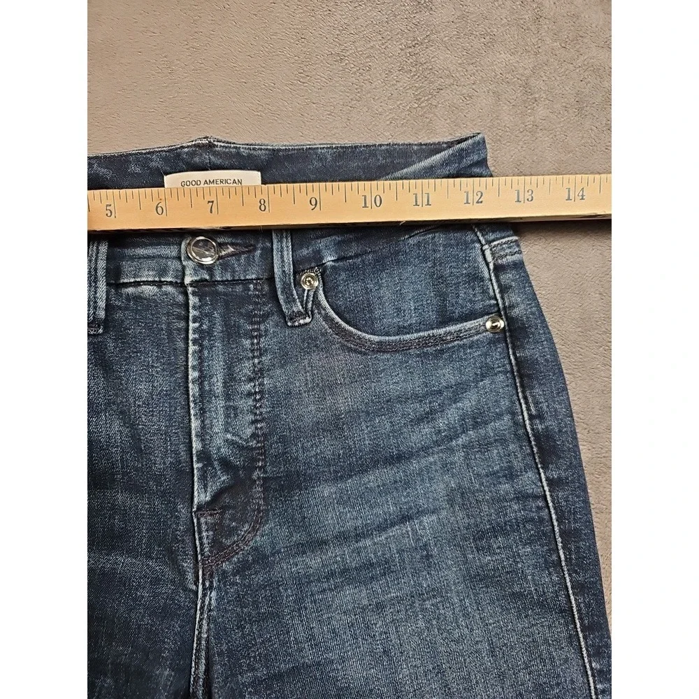Good American Jeans Women‎ 0/25 (25x28) GOOD LEGS Skinny Mid Rise GLRE873TNA